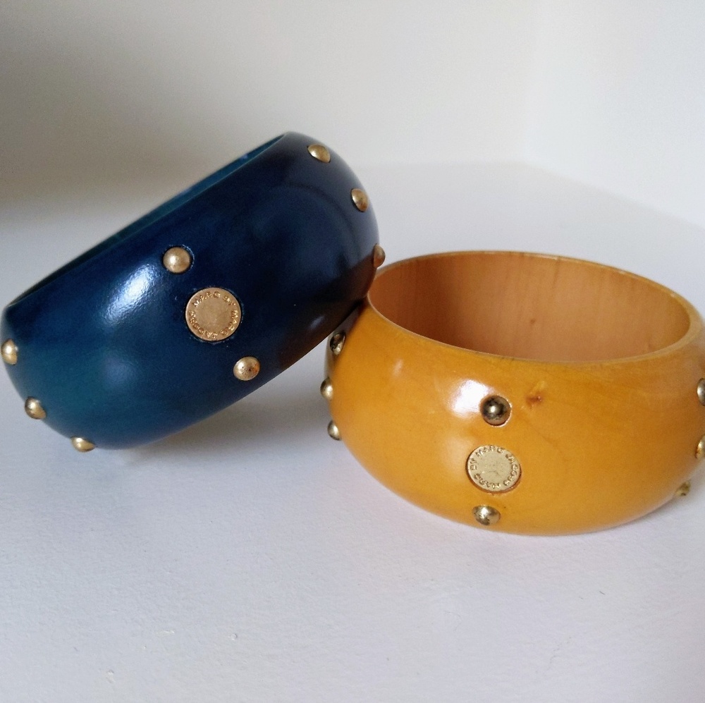 Marc Jacobs Wood Cuff Bracelet